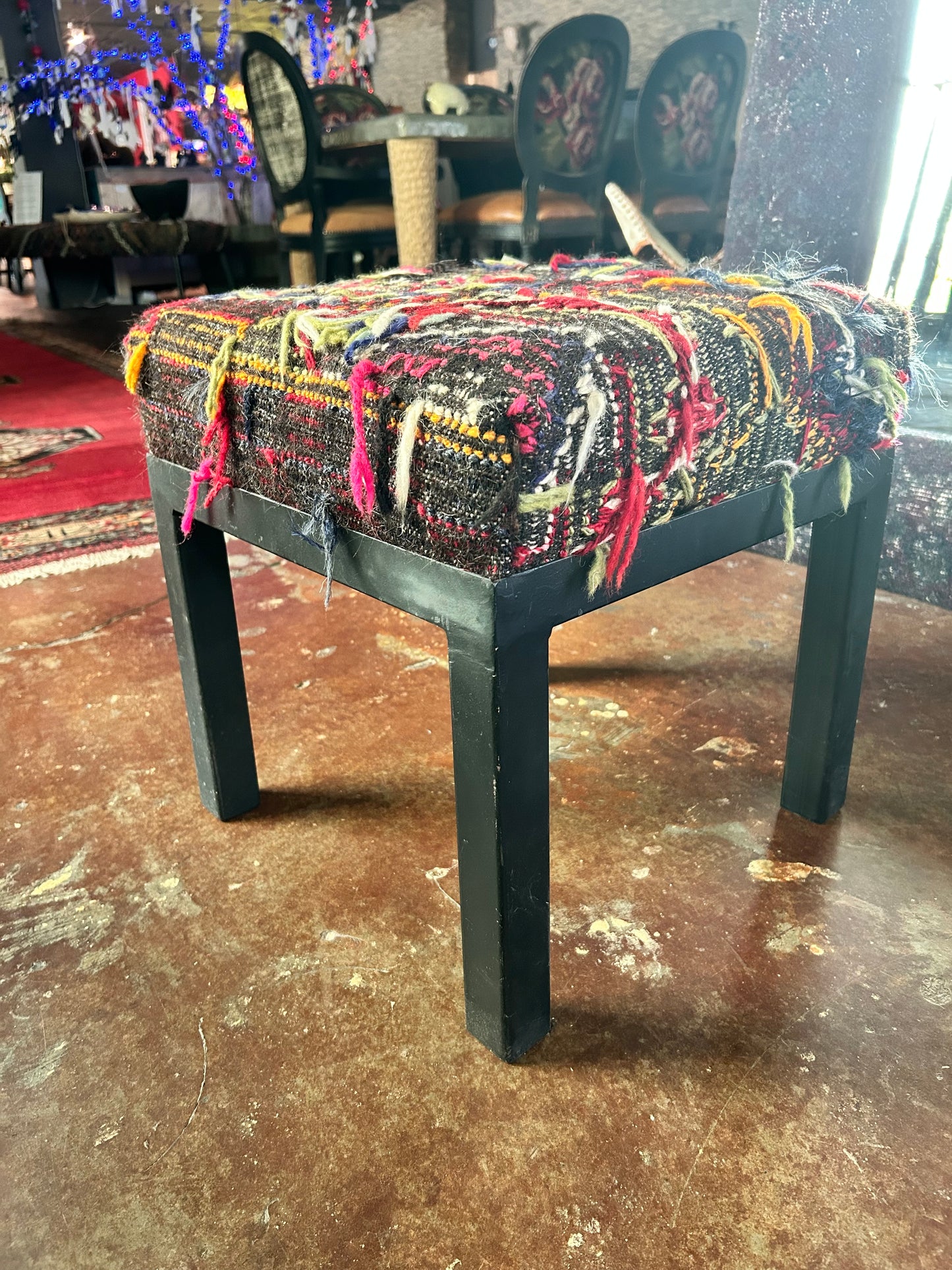 Bench / Vintage Rug Covered