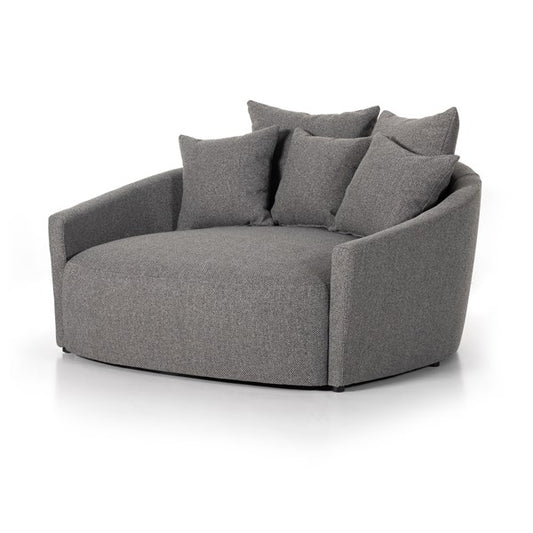 Zeta Media Lounger / Charcoal