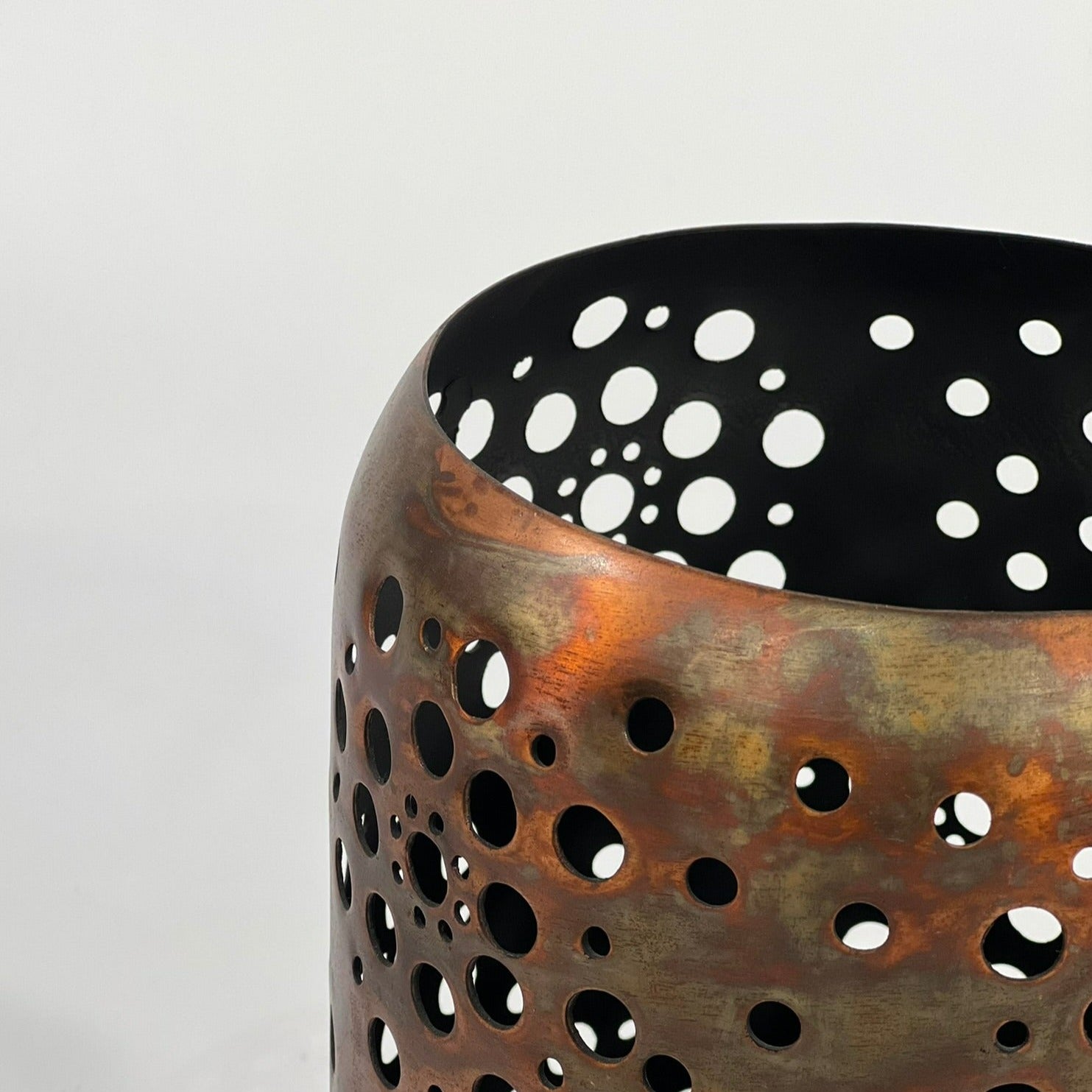 Copper Candle Holder Natural Finish - Depot 62
